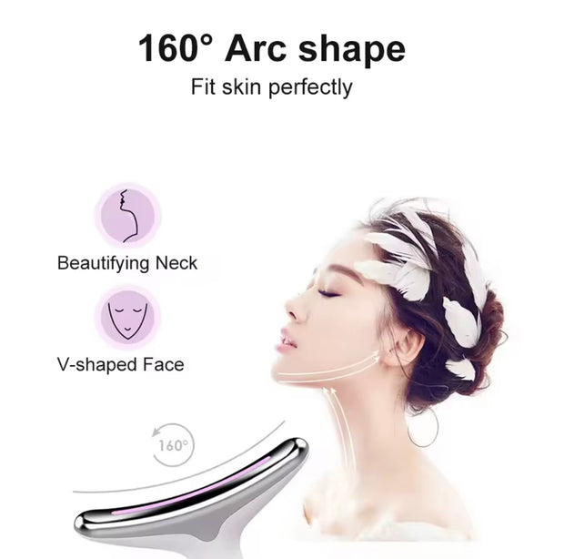 Face Glow - Anti aging face and neck lifting LED light treatment wand